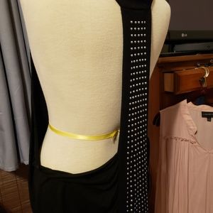 Black metal studded vest size 3x ZCavaricci size5